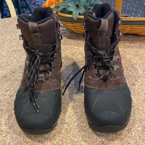Merrell Moab Polar Espresso Waterproof Hiking Boots J21147 Men’s 8.5 Winter - Picture 3 of 17